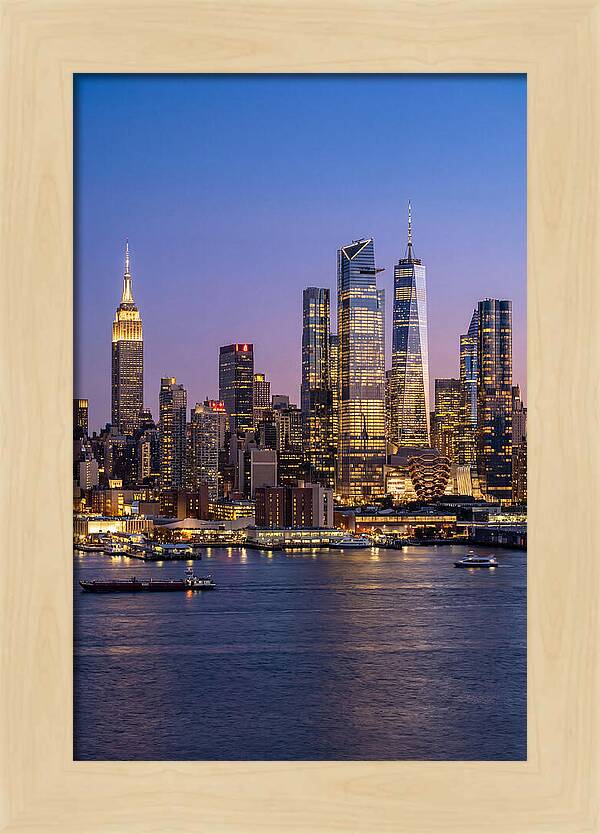 Twilight Over Manhattan Skyline