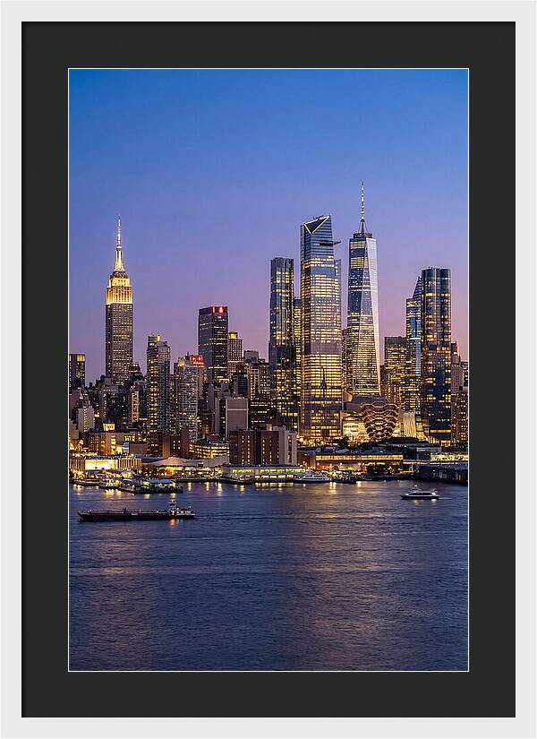 Twilight Over Manhattan Skyline