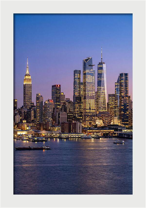 Twilight Over Manhattan Skyline