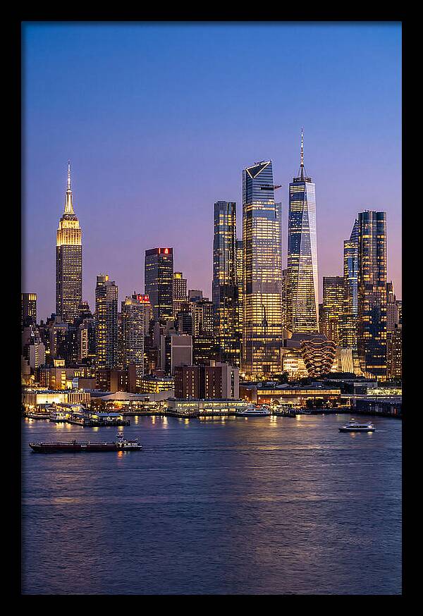 Twilight Over Manhattan Skyline