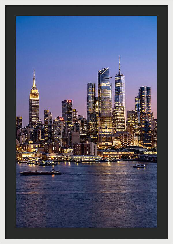 Twilight Over Manhattan Skyline