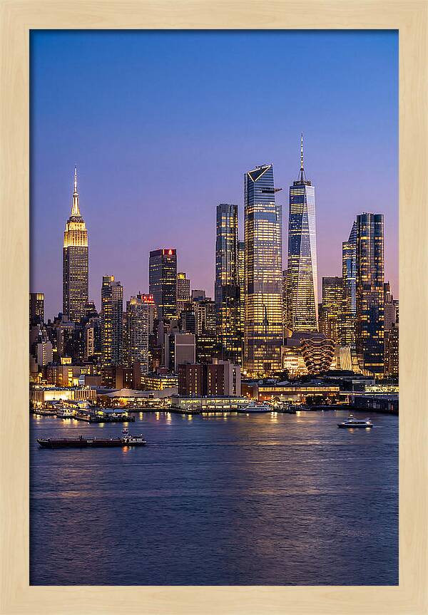 Twilight Over Manhattan Skyline