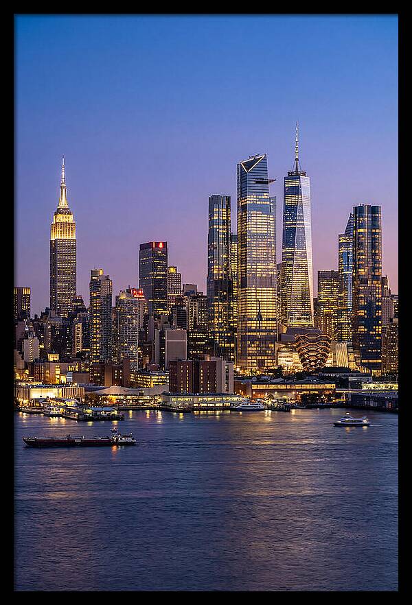 Twilight Over Manhattan Skyline