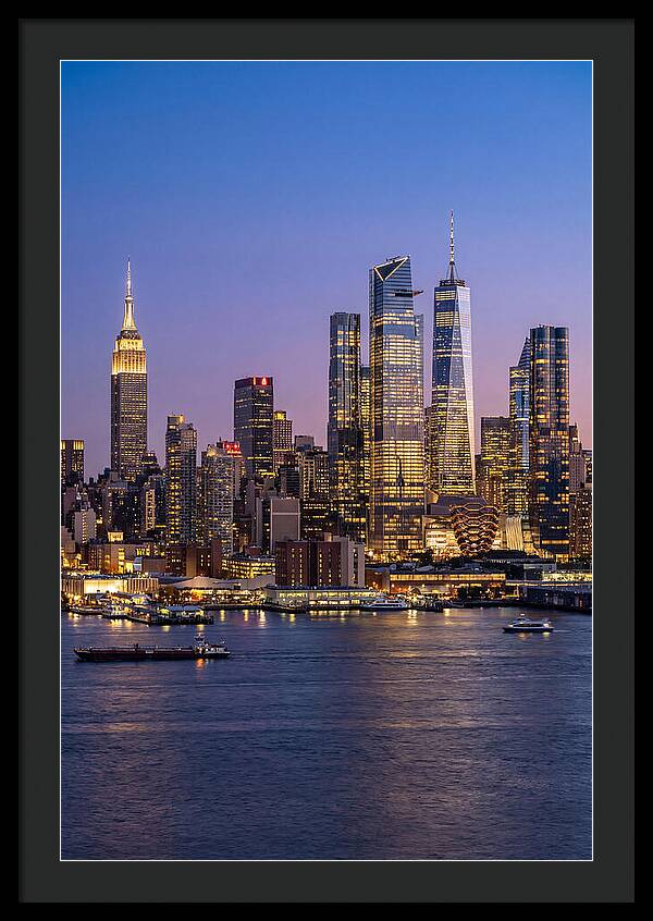 Twilight Over Manhattan Skyline