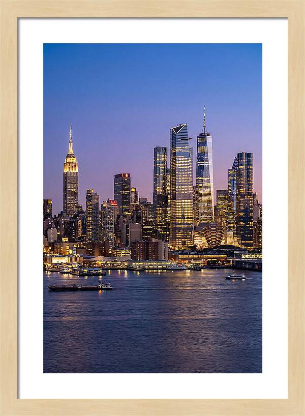 Twilight Over Manhattan Skyline