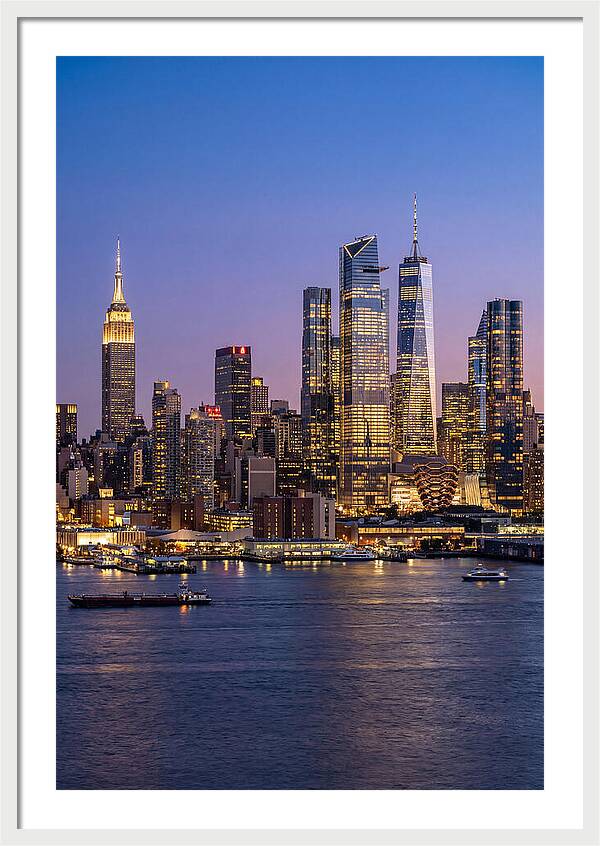 Twilight Over Manhattan Skyline