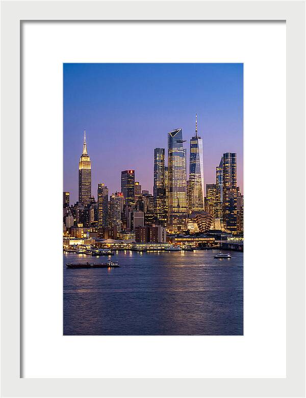 Twilight Over Manhattan Skyline