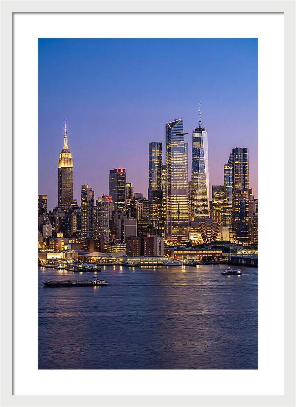 Twilight Over Manhattan Skyline