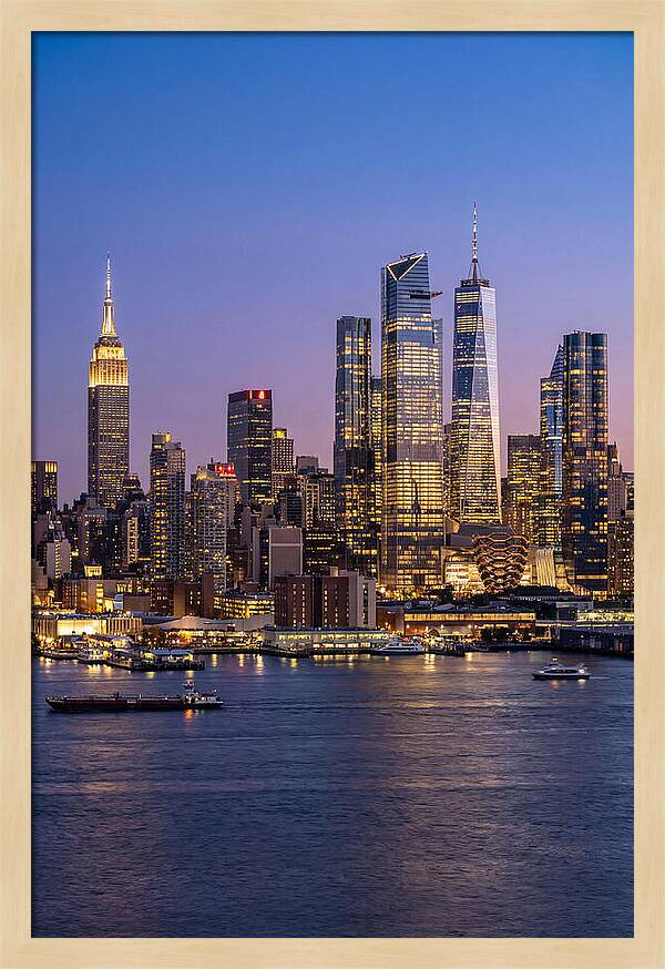 Twilight Over Manhattan Skyline