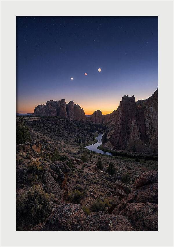 Twilight Planets Alignment