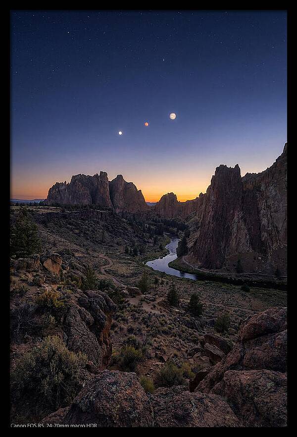 Twilight Planets Alignment