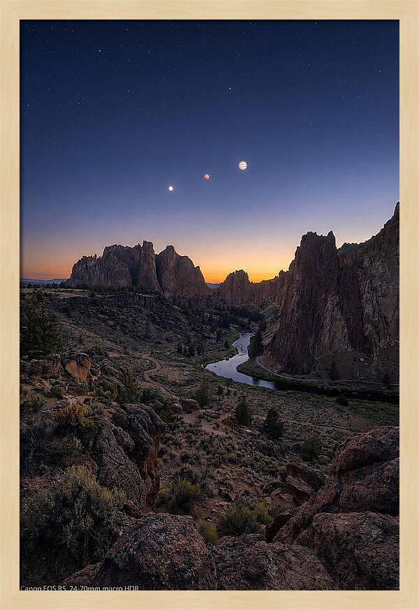Twilight Planets Alignment