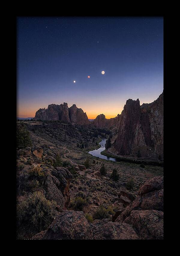 Twilight Planets Alignment