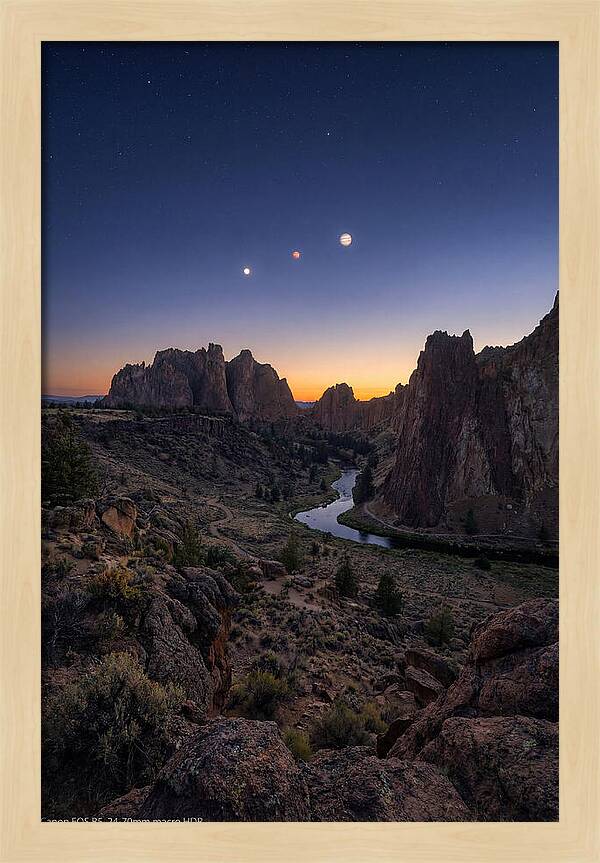 Twilight Planets Alignment