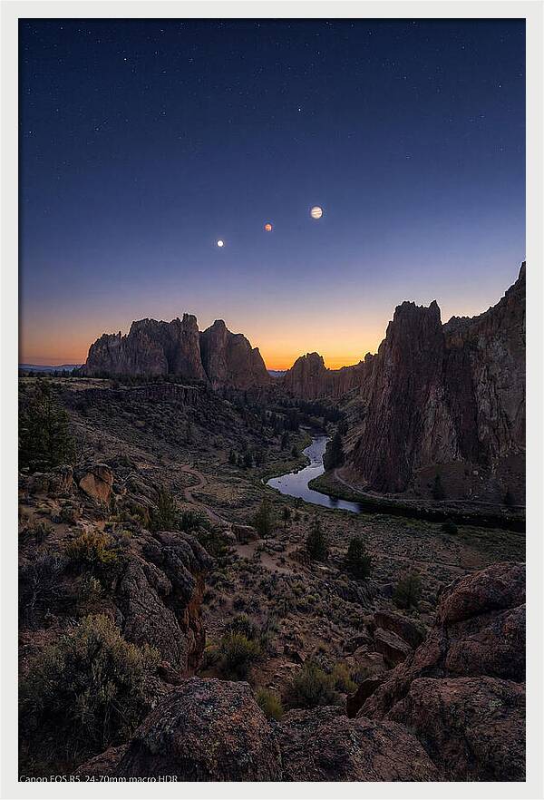Twilight Planets Alignment