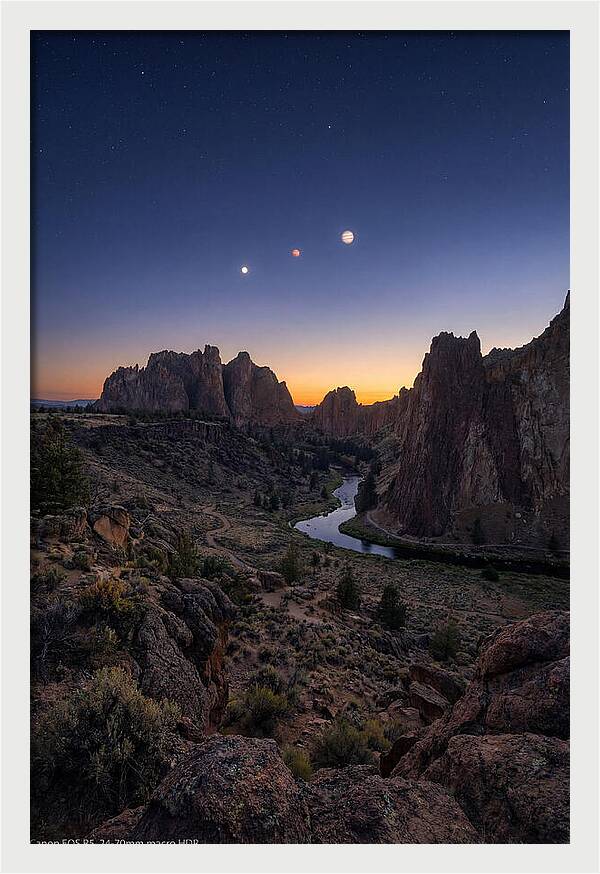 Twilight Planets Alignment