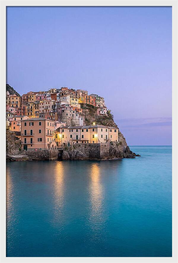 Twilight Serenity Over Manarola