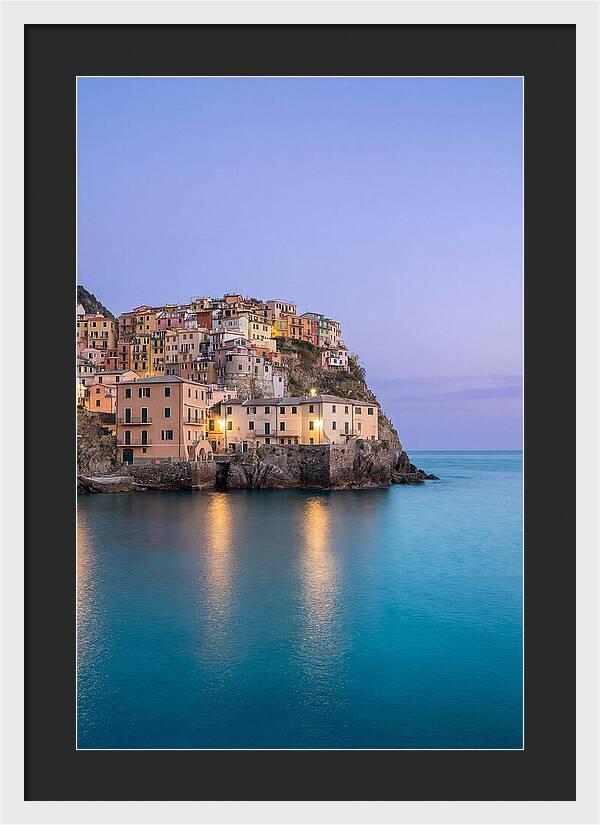 Twilight Serenity Over Manarola