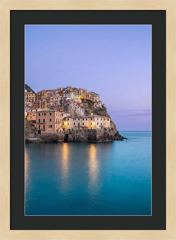 Twilight Serenity Over Manarola