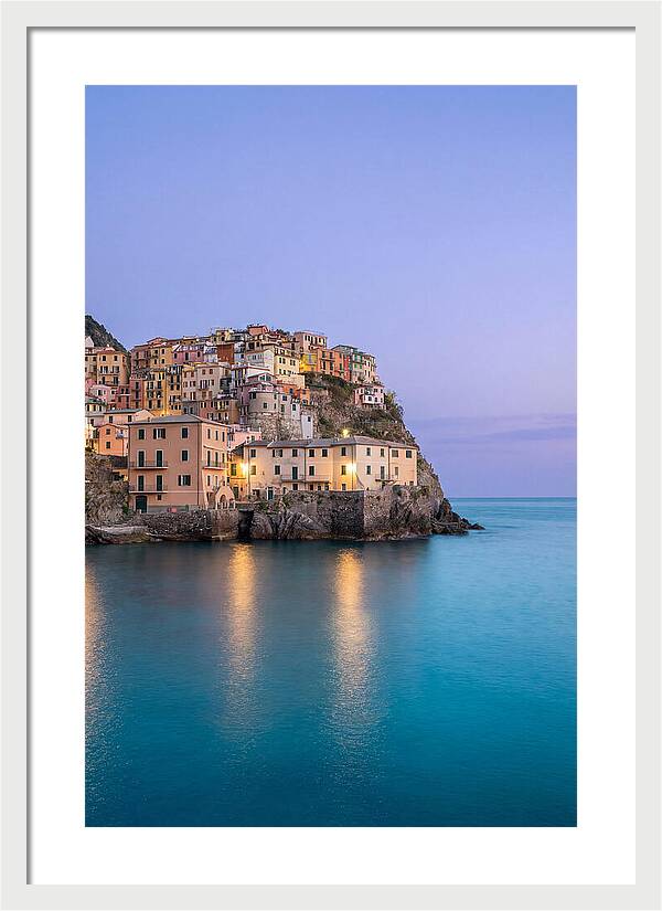 Twilight Serenity Over Manarola