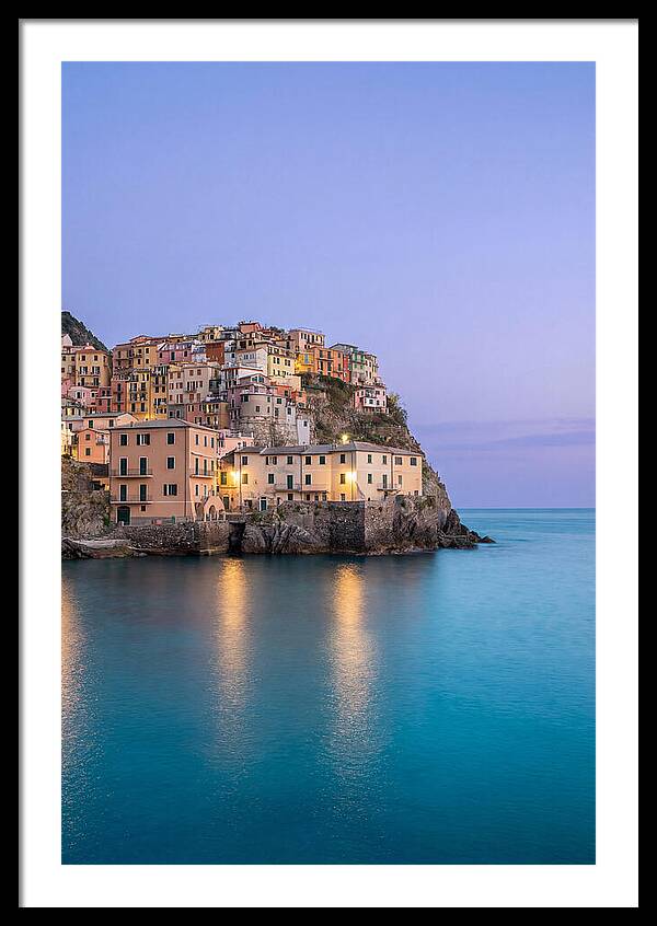 Twilight Serenity Over Manarola