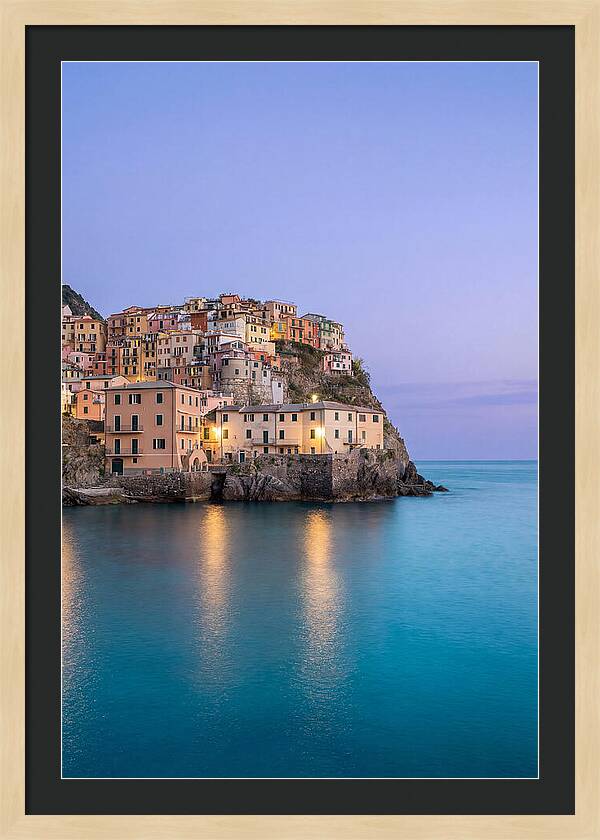 Twilight Serenity Over Manarola