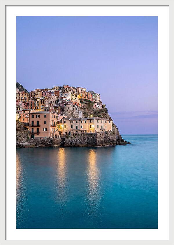 Twilight Serenity Over Manarola