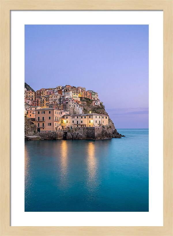 Twilight Serenity Over Manarola