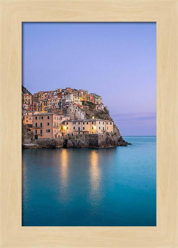 Twilight Serenity Over Manarola