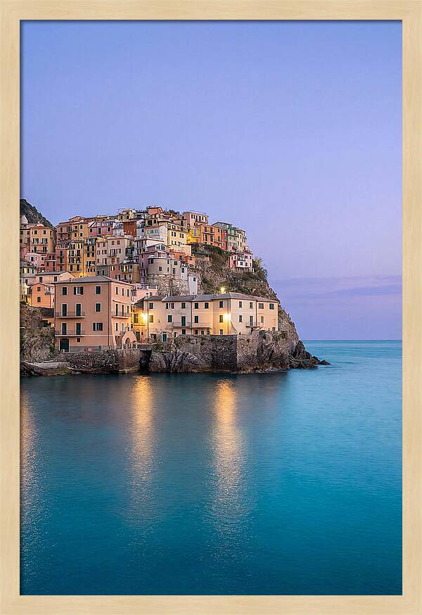 Twilight Serenity Over Manarola