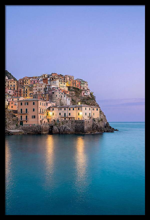Twilight Serenity Over Manarola