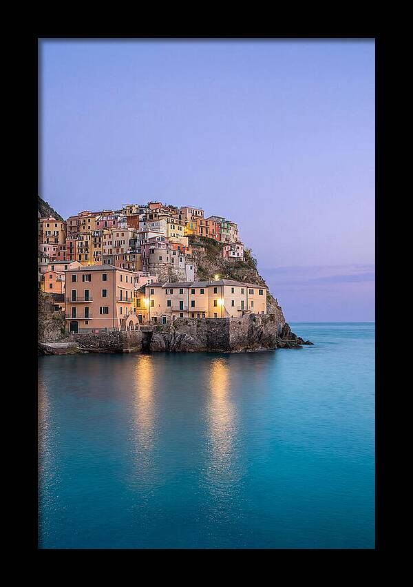 Twilight Serenity Over Manarola