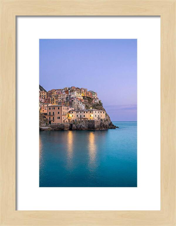 Twilight Serenity Over Manarola