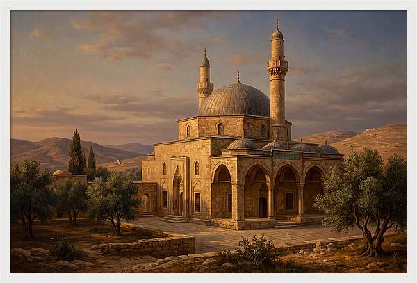 Twilight Tranquility At The Mosque