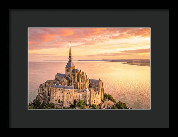 Twilight Tranquility Over Mont Saint Michel