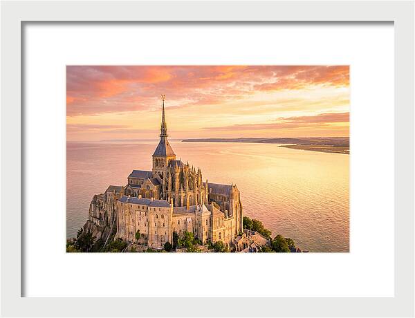 Twilight Tranquility Over Mont Saint Michel