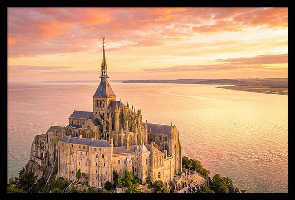 Twilight Tranquility Over Mont Saint Michel