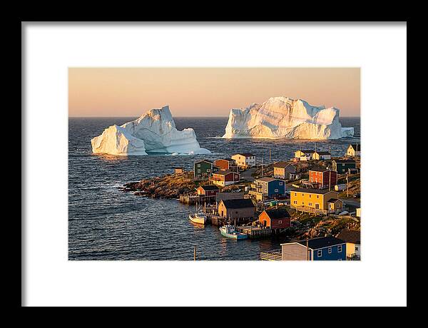 Twillingate Icebergs At Golden Hour