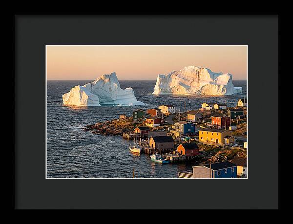 Twillingate Icebergs At Golden Hour