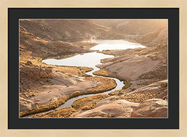 Twin Lakes Embraced By Natures Flow