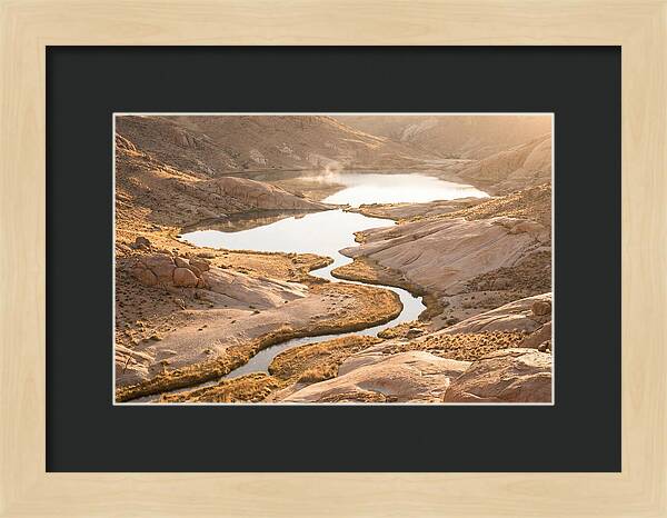 Twin Lakes Embraced By Natures Flow