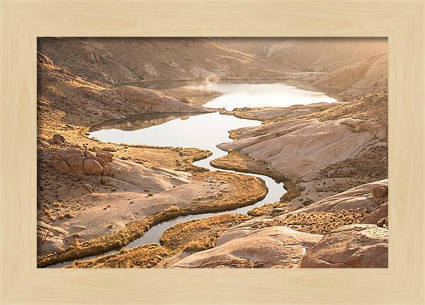 Twin Lakes Embraced By Natures Flow