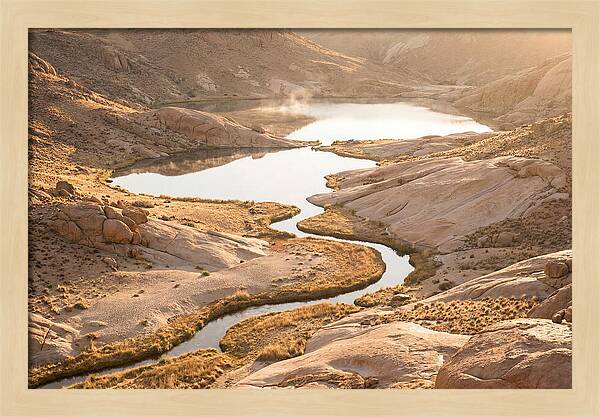 Twin Lakes Embraced By Natures Flow