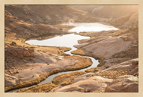 Twin Lakes Embraced By Natures Flow
