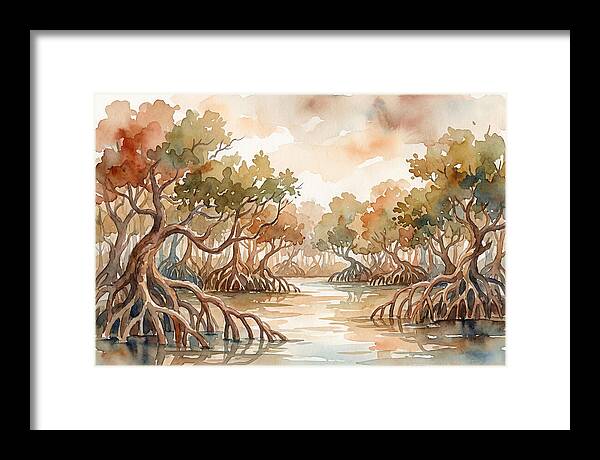 Twisted Roots Of The Mangrove Forest