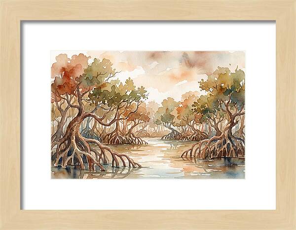 Twisted Roots Of The Mangrove Forest
