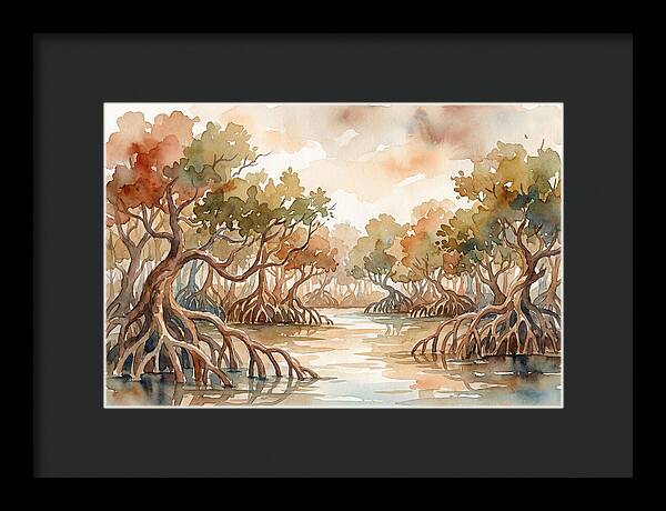 Twisted Roots Of The Mangrove Forest