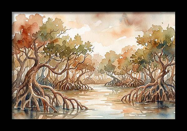 Twisted Roots Of The Mangrove Forest