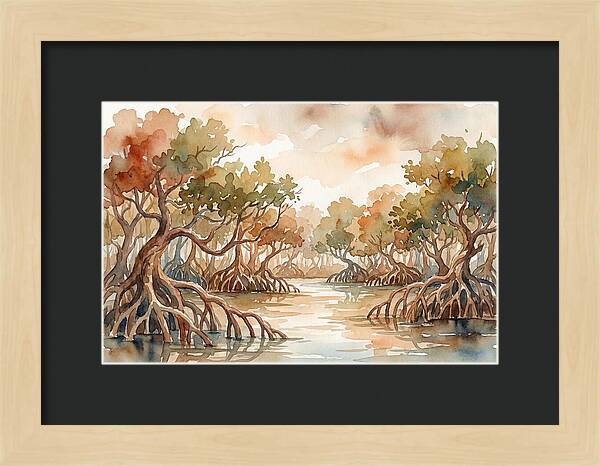 Twisted Roots Of The Mangrove Forest