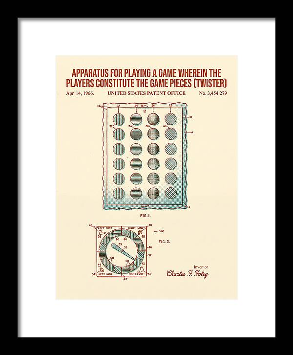 Twister Game Twister Retro Patent Us3454279a